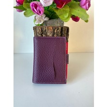 Tasarım Bordo Kartlık Cüzdan