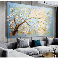 Emya Home Pastel Çiçekler Kanvas Tablo