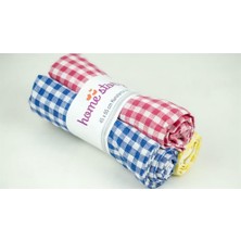 Home Story Ekose 3'lü Kareli Kurulama Peçete 45X65CM Pembe,mavi,sarı