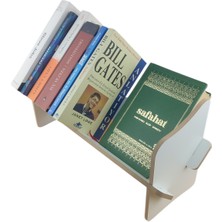 Masaüstü Kitaplık / Masaüstü Organizer / Düzenleyici / Portatif Kitaplık / Beyaz Kitaplık / Antrasit Kitaplık / Ofis Kitaplığı / 45 cm x 14,5 cm x 21 cm