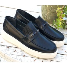 Pierre Cardin PCE-10499 Erkek Hakiki Deri Exlusive Havuz Taban Logo Tokalı Loafer Ayakkabı