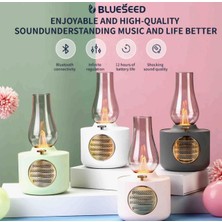 Nostaljik Görünümlü Gaz Lambası Bluetoothlu Müzik Çalar