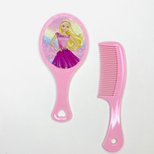 Barbie Kız Çoçuk Aynalı Tarak Çocuk Ayna Tarak Çocuk Tarak Seti Çocuklar Için Tarak Çocuk Ayna