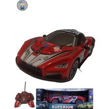 Boratila Toys 1:12 Büyük Boy 30 cm Uzaktan Kumandalı Full Fonksiyon Şarjlı Kırmızı Yarış Arabası