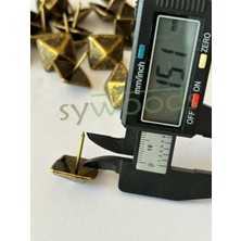 Sywoods 25 Adet 20 mm Piramit Antik Kabara Raptiye Hobi Çivisi Koltuk Çanta Tasarım Aksesuar Süsü