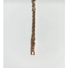 Xuping Vip Seri Zirkon Taşlı Rosegold Renk Bileklik 17+2cm