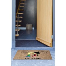 Napoli Home Baskılı Kaymaz Taban Silinebilir  Kapı Önü Paspası (40X60CM),PASPAS-23-YEŞİL,
