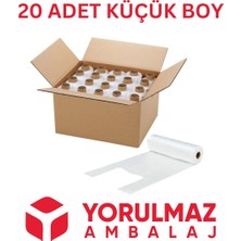 20 Adet Küçük Boy Rulo Atlet Poşet