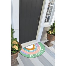 Napoli Home Rengarenk Baskılı Kaymaz Taban Silinebilir  Kapı Önü Paspası (40X60CM),PASPAS-07-RENKLİ,