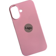 Mirtech Apple iPhone 16 Uyumlu Lansman Pembe Içi Kadife Silikon Kılıf