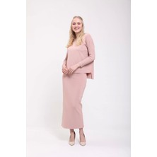 Invee 5879 Triko Tunik Pudra