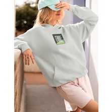 Vagonet Unisex Stay True Baskılı Hoodie / Kapüşonlu Sweatshirt