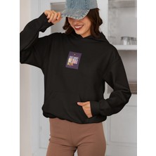 Vagonet Unisex Climb Your Dreams Baskılı Hoodie / Kapüşonlu Sweatshirt