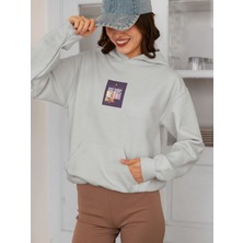 Vagonet Unisex Climb Your Dreams Baskılı Hoodie / Kapüşonlu Sweatshirt