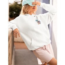 Vagonet Unisex Dog 3 Baskılı Hoodie / Kapüşonlu Sweatshirt