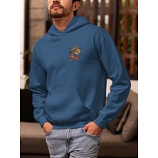 Vagonet Unisex Ninja Baskılı Hoodie / Kapüşonlu Sweatshirt