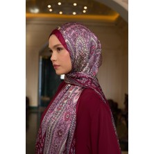 İpekhan Koyu Lacivert Hardal Hint Vual Şal -  5009-28