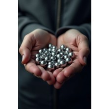 Rulman Sepetim 500 Adet 8 mm Çelik Bilye Sapan Mermisi