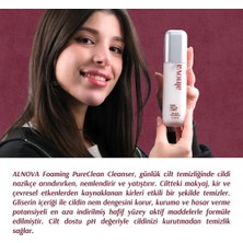 Alnova Gliserin İçeren Köpük Yüz Temizleyici - Foaming Pureclean Cleanser