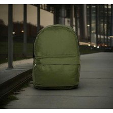 Günlük Seyahat Kurs Sirt Çantasi Plain Dark Blue Daily Travel Course Backpack(Hugbag)