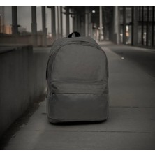 Günlük Seyahat Kurs Sirt Çantasi Plain Dark Blue Daily Travel Course Backpack(Hugbag)