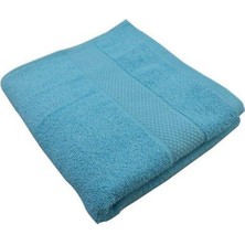 Single Sword Sword Yüksek Emici Ayak Havlusu, %100 Pamuk, Mavi Single