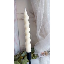 2'li Burgu Şamdan Mum Soya Wax