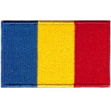 Single Sword Nakış Çad Bayrağı