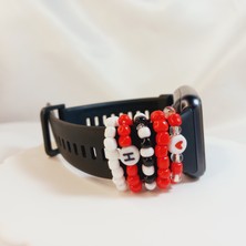 Love Watch Band Charm - Akıllı Saat Kordon Süsü Charm Kayış Aksesuarı Tüm Seri Kordonlara Uyumlu