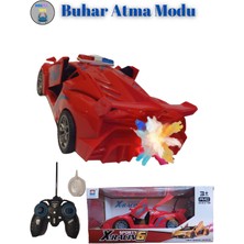 Boratila Toys 27MHZ 1:16 25CM Duman Atan Kapıları Açılan Farları Yanan Şarjlı Full Fonksiyon Kırmızı Polis Arabası