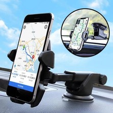 Araç Için Telefon Tutucu, 360 Derece Dönebilen, Apple Iphone, Samsung, Huawei, Xiaomi Uyumlu, Tüm Telefonlara Uyumludur, Suv, Tır, Kamyonet, Pick Up, Panelvan Için Extra Uzun Teleskopik Tutucu