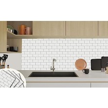 Kendinden Yapışkanlı Metro Karo Desenli Pvc Karo 30X30 cm (11 Adet / 1 M²)