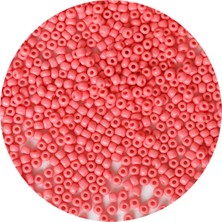 Mr. Rzn Store Pembe Renk 4 mm Yaklaşık 1100 Adet / 100 Gram Cam Boncuk Oya Yazma Bileklik ve Kolye