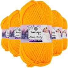 Kartopu 5 Adet Super Chunky Kalın Kışlık El Örgü ipliği 100 gr K314