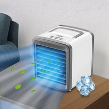 Maggiei Klima Hava Soğutucu Mini Fan Taşınabilir Klima Oda Ev Hava Soğutma Masaüstü USB Klima Fanı A (Yurt Dışından)