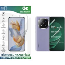 ECR MOBILE Redmi Note 14 Pro+ ile Uyumlu Hidrojel Ekran Koruyucu Film Hd-Şeffaf(Tempered Cam Değildir!)