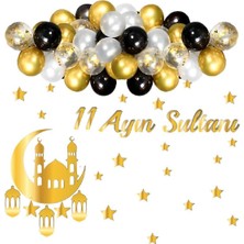 Ramazan Ayı 11 Ayın Sultanı Balonlu Ramazan Süs Seti