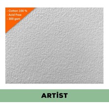 Baohong Suluboya Artist Blok Pro Defteri (Cold Press) 41x31cm, %100 Pamuk, 300gr (20 Yaprak)