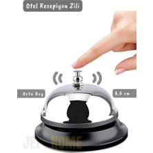 Otel Zili Resepsiyon Zili Restoran Zili Bar Zili Mutfak Zil Paslanmaz Çelik 8,5 cm