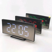 LED Saat USB Bağlantı Noktası Saat Başucu Yeşil (Yurt Dışından)