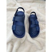 Unısex Lacivert Sandalet