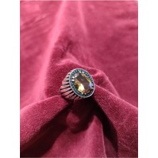 Moda Gümüş Evi Zultanit Taşlı Erkek Yüzük