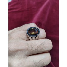 Moda Gümüş Evi Zultanit Taşlı Erkek Yüzük