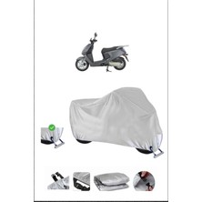 Breen Mondial 125 Lavinia Pro Için Kilit Uyumlu Motosiklet Branda, Güvenli, Su Geçirmez Dayanıklı Kumaş