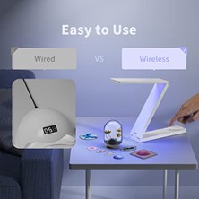 Reçine Için Uv Işık, Reçine Kürleme Için 54W Uv Reçine Işık Lambası, Kablosuz ve Katlanabilir, 3'ü 1 Arada Kullanımlar, Reçine Malzemeleri (Yurt Dışından)