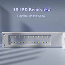 Reçine Için Uv Işık, Reçine Kürleme Için 54W Uv Reçine Işık Lambası, Kablosuz ve Katlanabilir, 3'ü 1 Arada Kullanımlar, Reçine Malzemeleri (Yurt Dışından)