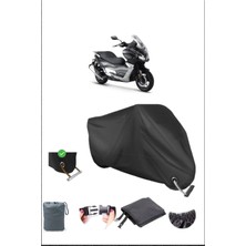 Breen Rks Blade 250 Için Kilit Uyumlu Siyah Motosiklet Branda, Güvenli, Su Geçirmez