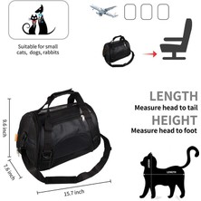 Gri Stil 3kg'ın Altında Köpek Taşıma Sırt Çantası Kedi Küçük Köpekler Taşıma Çantası Evcil Hayvan Taşıma Kutusu Seyahat Nefes Alan Evcil Hayvanlar El Çantası (Yurt Dışından)