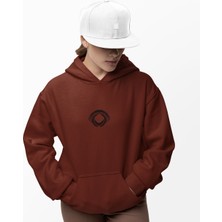 Terzili Giyin Minimalist Antik Baskılı Kadın Sweatshirt