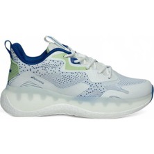 Celira Pnr Beyaz Mavi Triko Erkek Sneaker Spor Ayakkabı